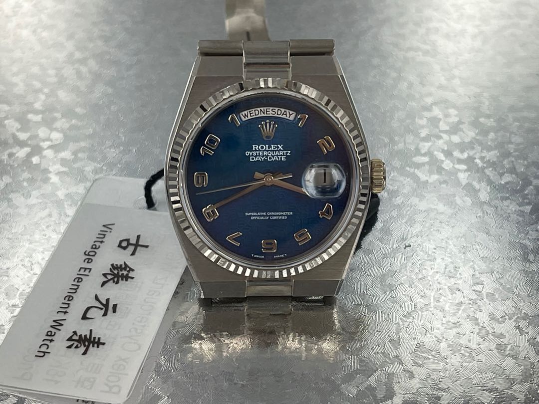 Rolex Oysterquartz Day Date WG 19019 小 