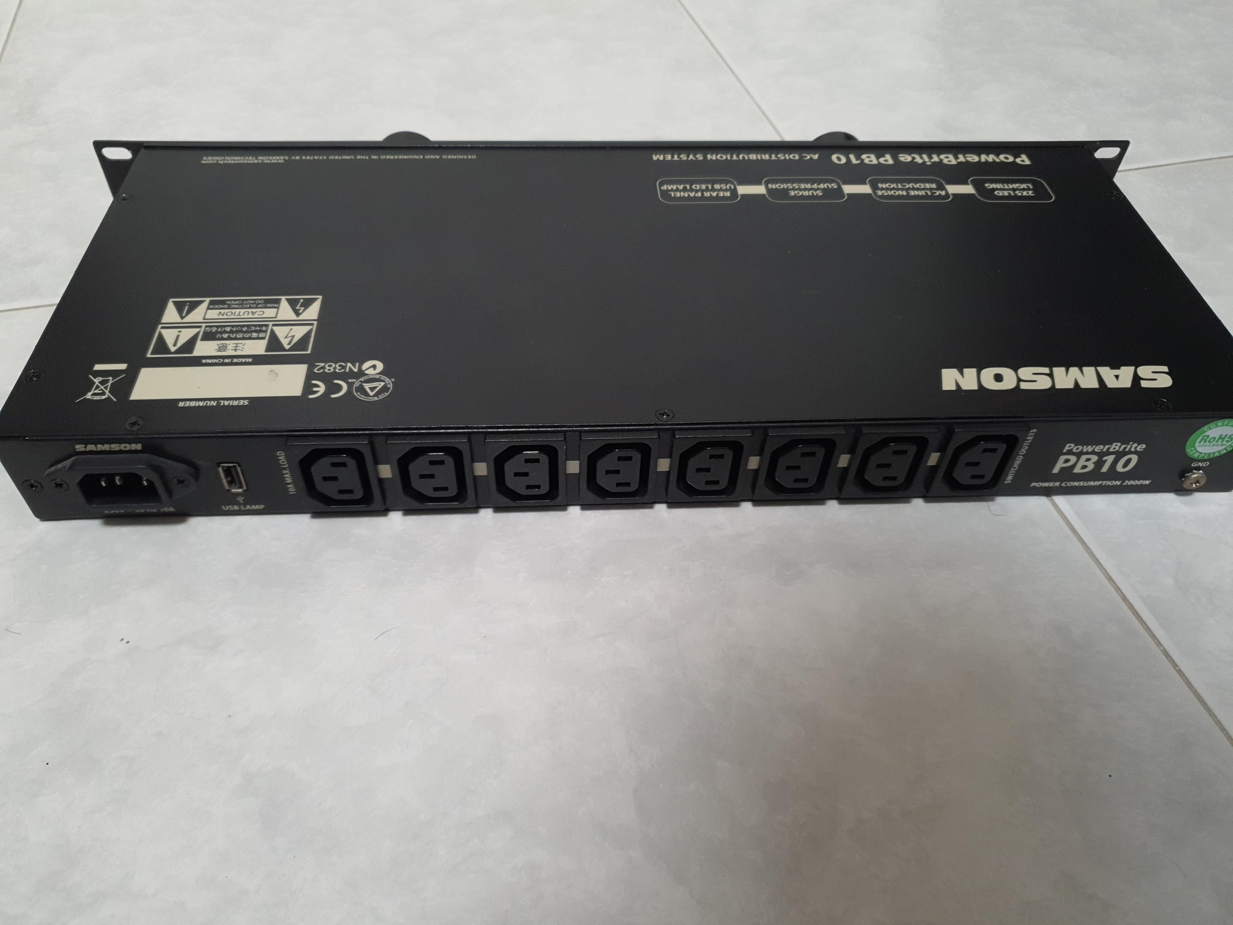 Samson PowerBrite PB10 Power Distribution Unit/ Power Conditioner