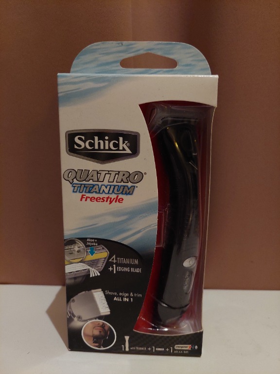 Schick Quattro Titanium Freestyle Kit - 4 blades, Beauty & Personal