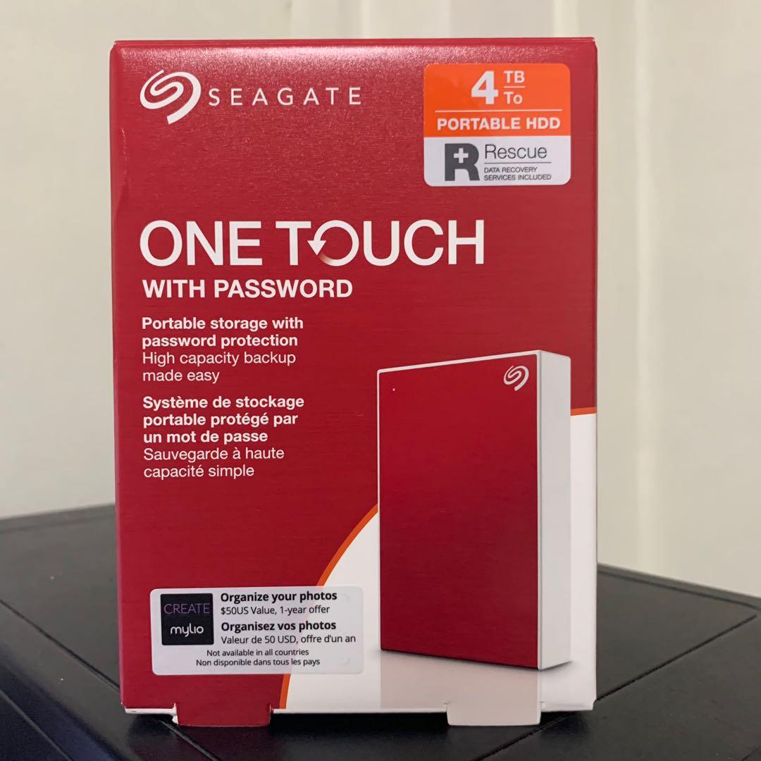 Seagate One Touch 4TB Portable External HDD ( 3 years Local Warranty ),  Computers & Tech, Parts & Accessories, Hard Disks & Thumbdrives on Carousell