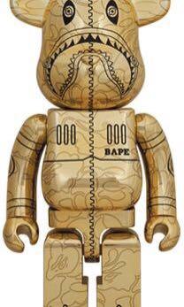 空山基Sorayama x bape x Bearbrick 三方聯乘1000% gold 金色, 興趣及