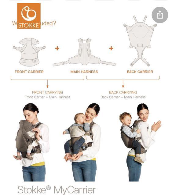 Stokke Baby Carrier Babies Kids Going Out Carriers Slings on Carousell