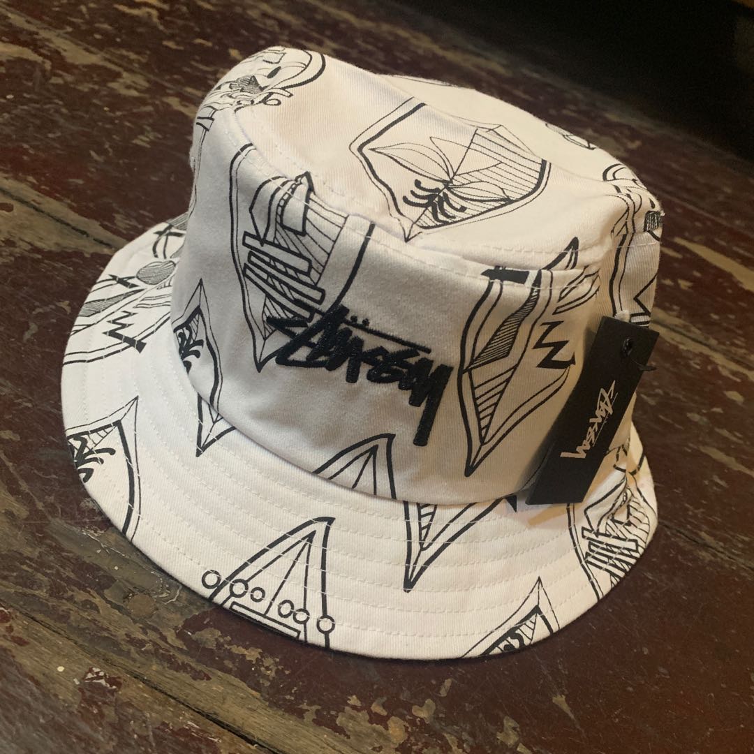Stussy Zulu Bucket Hat, Men's Fashion 