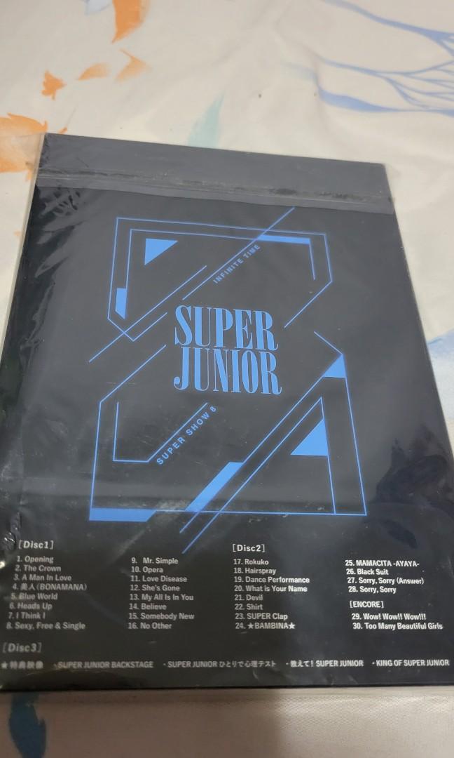 Super junior sj ss8 日本場初回限定版DVD, 興趣及遊戲, 收藏品及