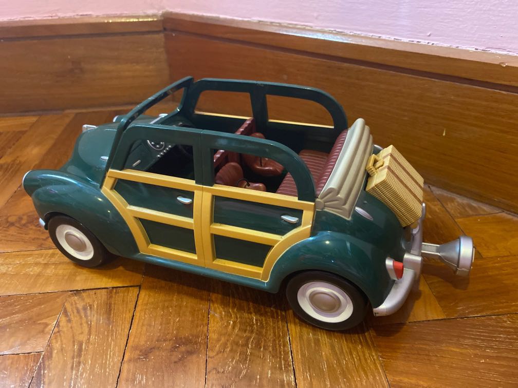 Sylvanian families green car clearance