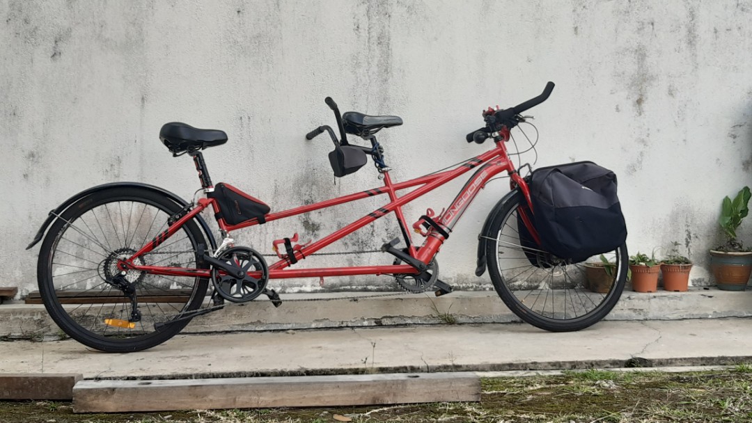 Mongoose tandem bike on sale