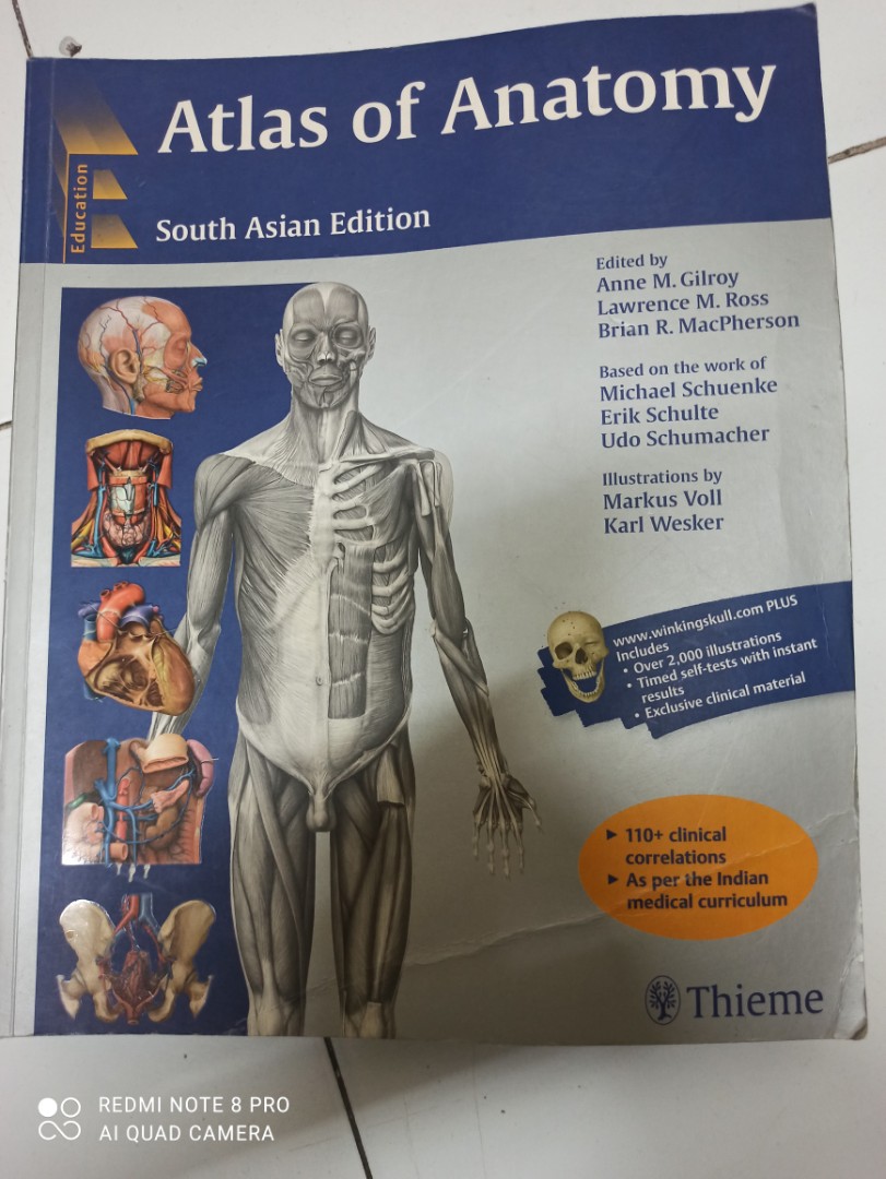 Thieme atlas of anatomy, Hobbies & Toys, Books & Magazines, Textbooks