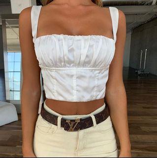 Tigermist white top