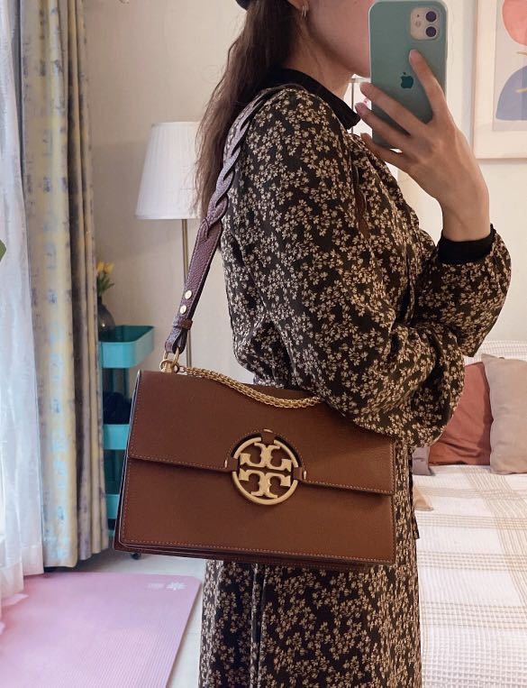 Tory Burch Miller Plaid Mini Crossbody Bag