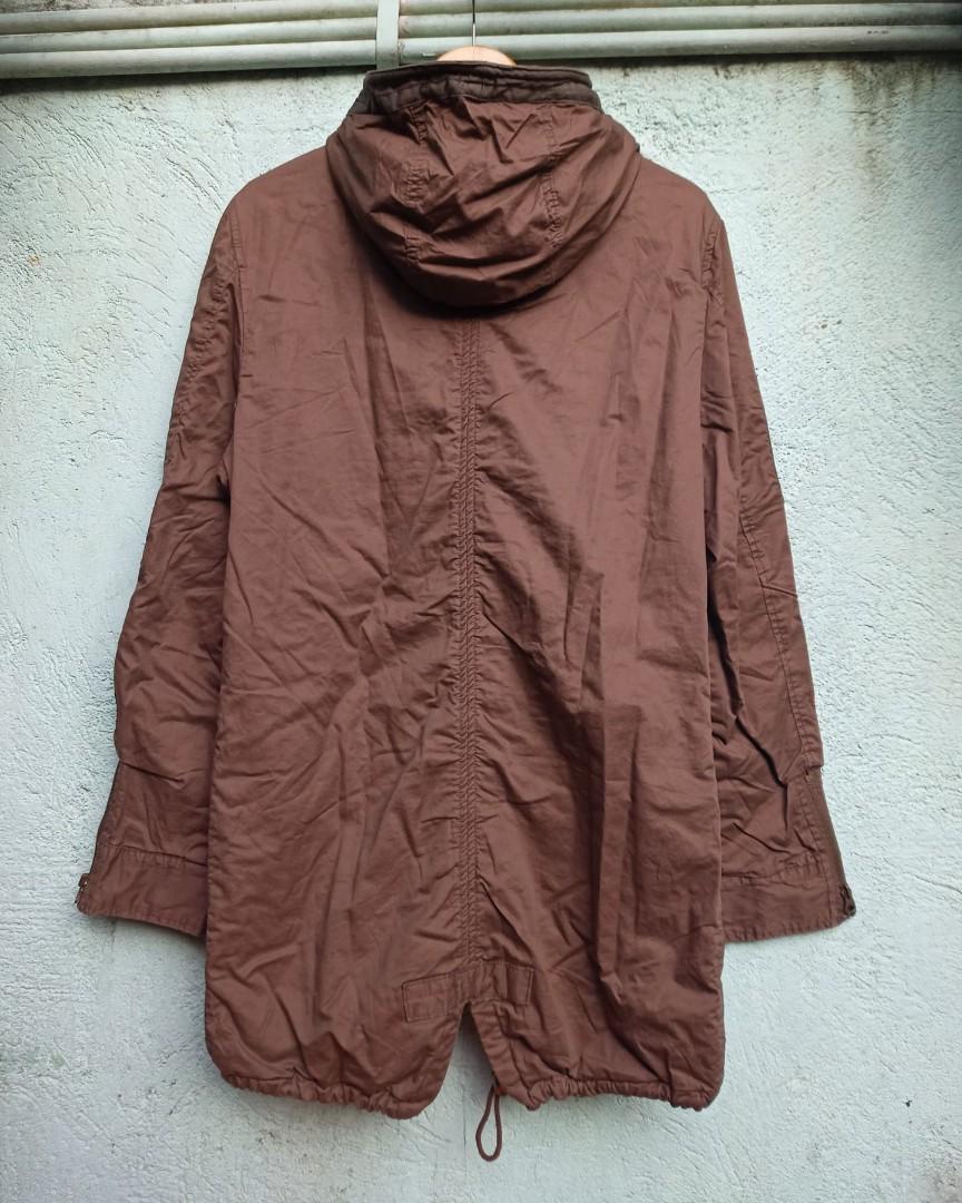 Undercoverism for rebel by undercover parka jacket (Category: Coats, Jackets and Outerwear) located in Dasmarinas. Submitted by goodbuyartisanal (Listing ID 1085757658, Image 2). Description: UNDERCOVERISM PARKA JACKET size 2 color: brown width 21 inches pit to pit length 32.5 inches front length 34.5 inches back hem 19 inches shoulder 17.5 inches sleeve 26 inches gently used Price: 5k + ship Pm me.