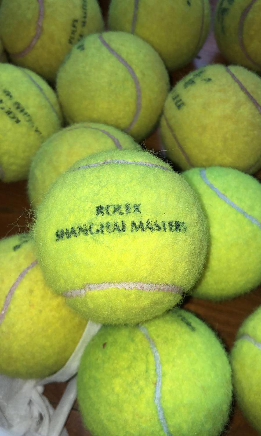 Rolex Shanghai Masters Used Tennis Balls, Sports Equipment, Sports