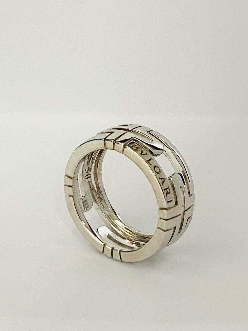 Authentic Bulgari Parentesi White Gold Band Ring (R0434), Women's Fashion,  Jewelry & Organisers, Rings on Carousell