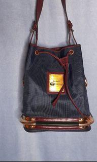 Vintage Authentic Piero Guidi Bucket Bag