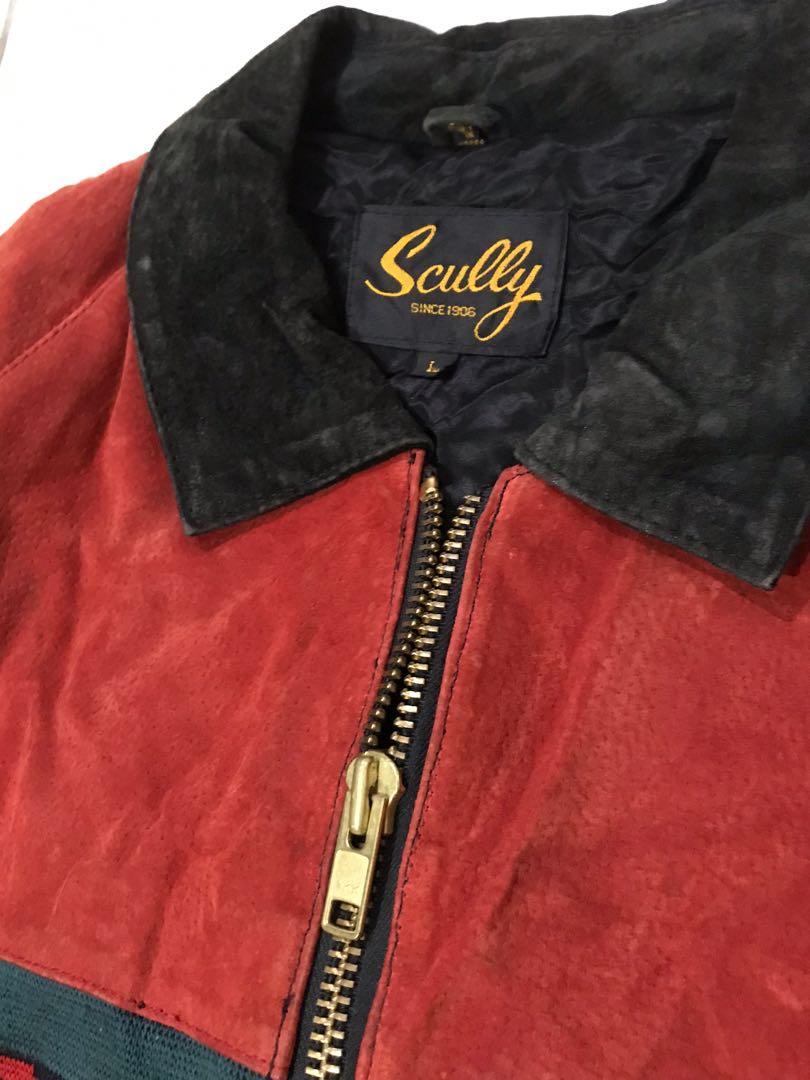 Vintage Scully Leather Jacket, Men's Fashion, Coats, Jackets and