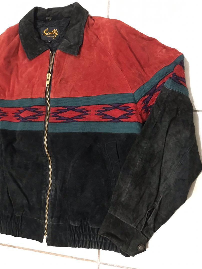 Vintage Scully Leather Jacket, Men's Fashion, Coats, Jackets and