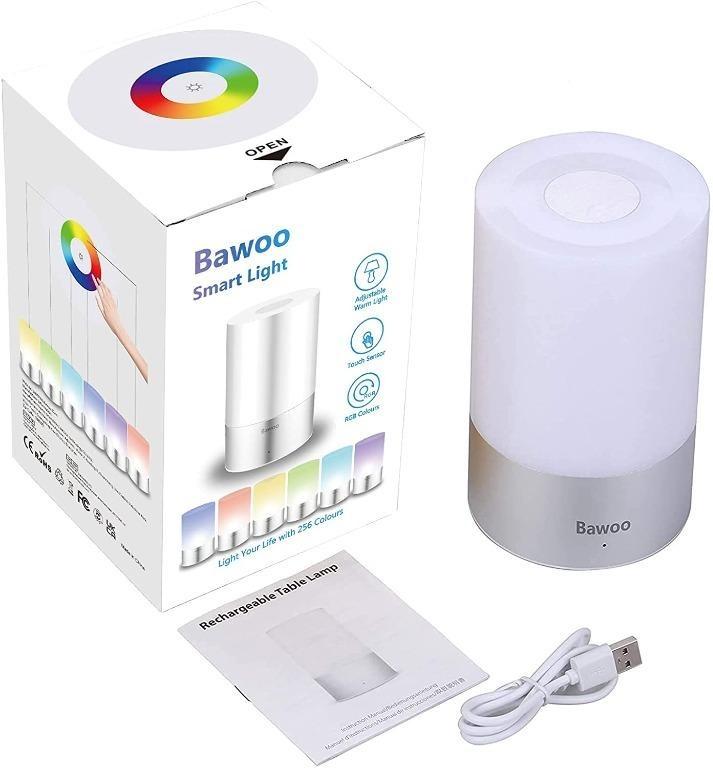 X3415 Bedside Lamp LED Dimmable Touch Table Light Bawoo Portable