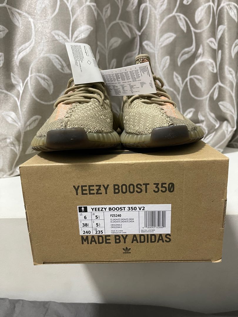 Yeezy Boost 350 V2 Sand taupe/ eliada, Women's Fashion, Footwear, Sneakers  on Carousell