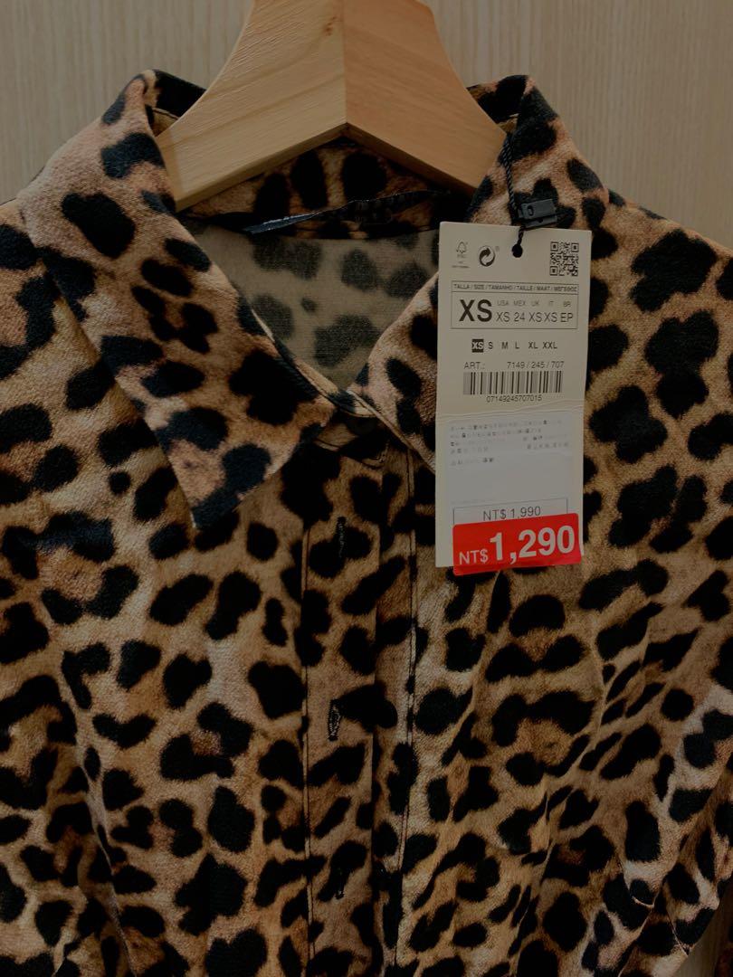 Zara chemise leopard new arrivals