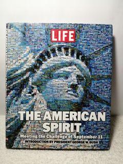 2002 LIFE Book, THE AMERICAN SPIRIT, Meeting the Challenge of September 11, Hardbound Coffee Table Book, LIFE Picture Stories of 9/11, Ground Zero Memorials, Vintage and Collectible