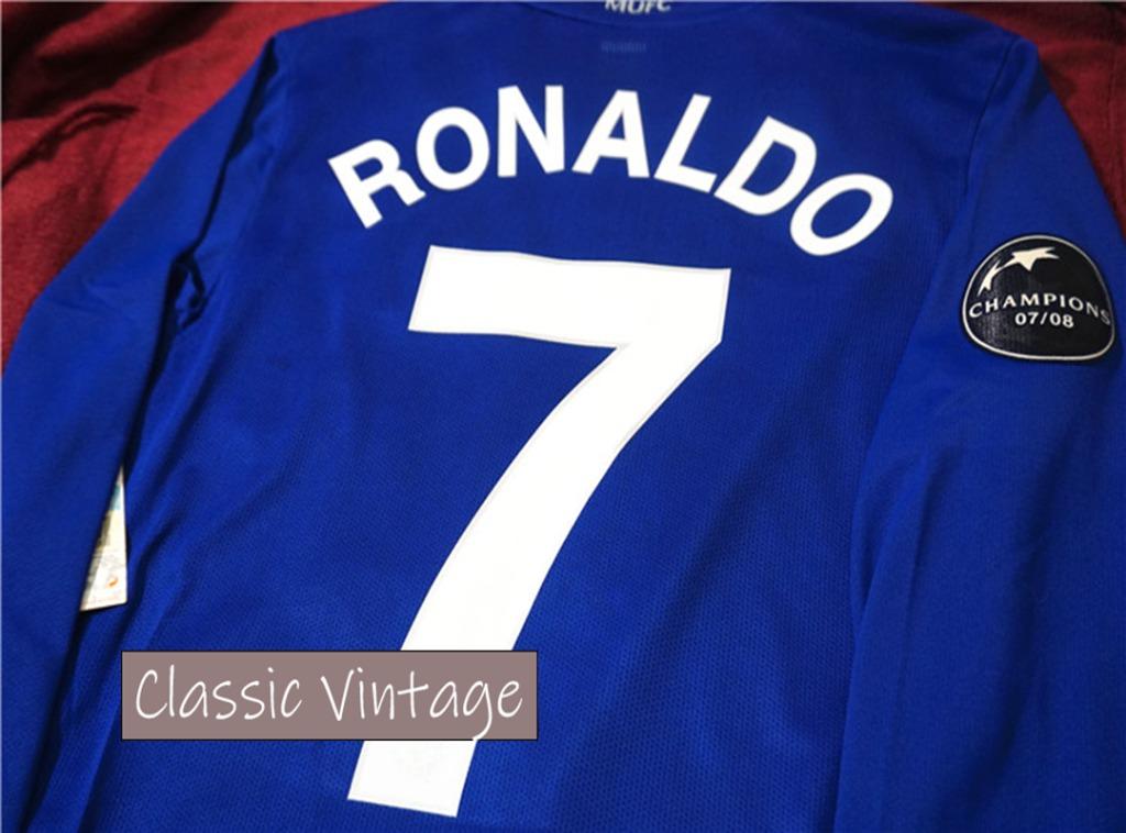 Manchester United Third LS RONALDO #7 Premier League Shirt 1 2008