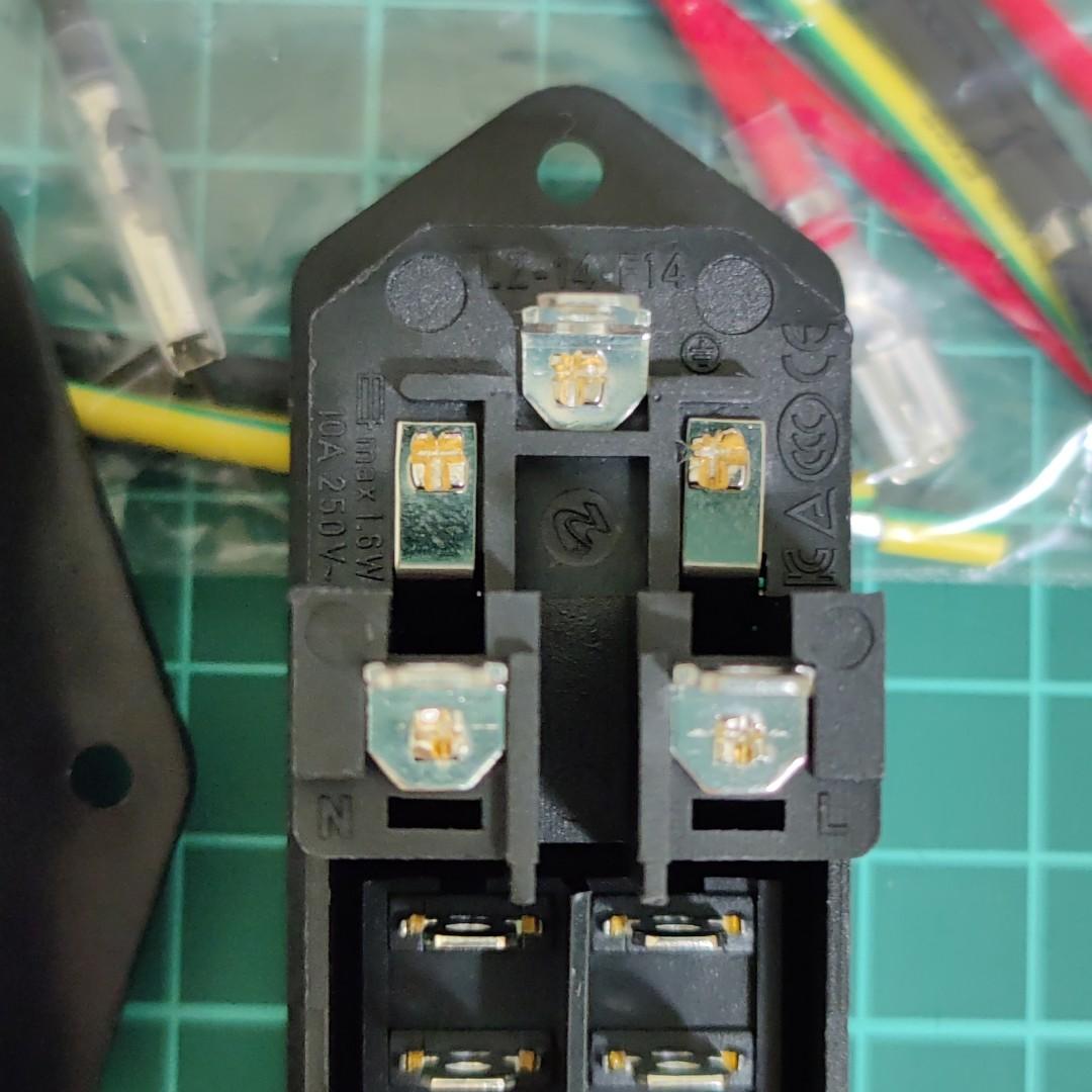 3D printer, computer AC power socket (Category: Electrical, Adaptors & Sockets) located in Singapore. Submitted by am-tamiya4wd (Listing ID 1107227628, Image 3). Description: Ac power socket, with 10A fuse, with cable..