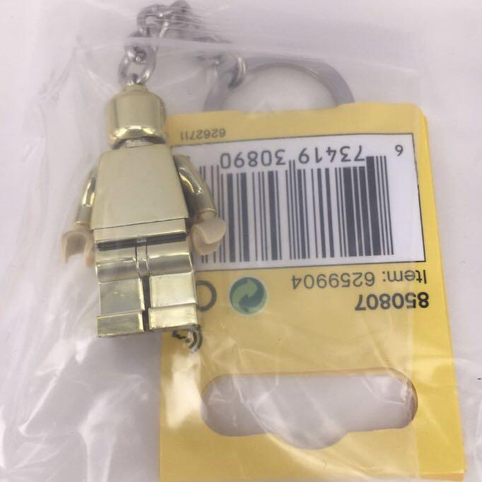 Lego 850807 Gold plated Minifigure Keychain