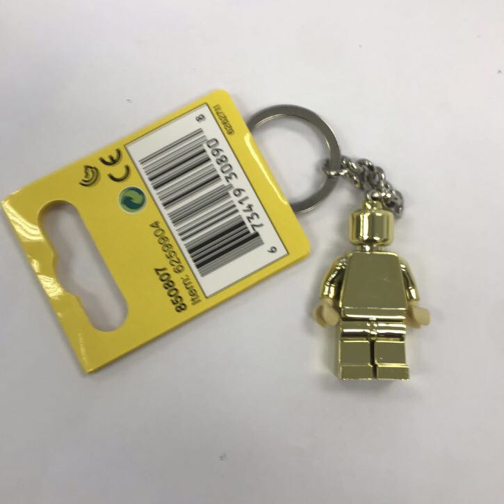 Lego 850807 Gold plated Minifigure Keychain