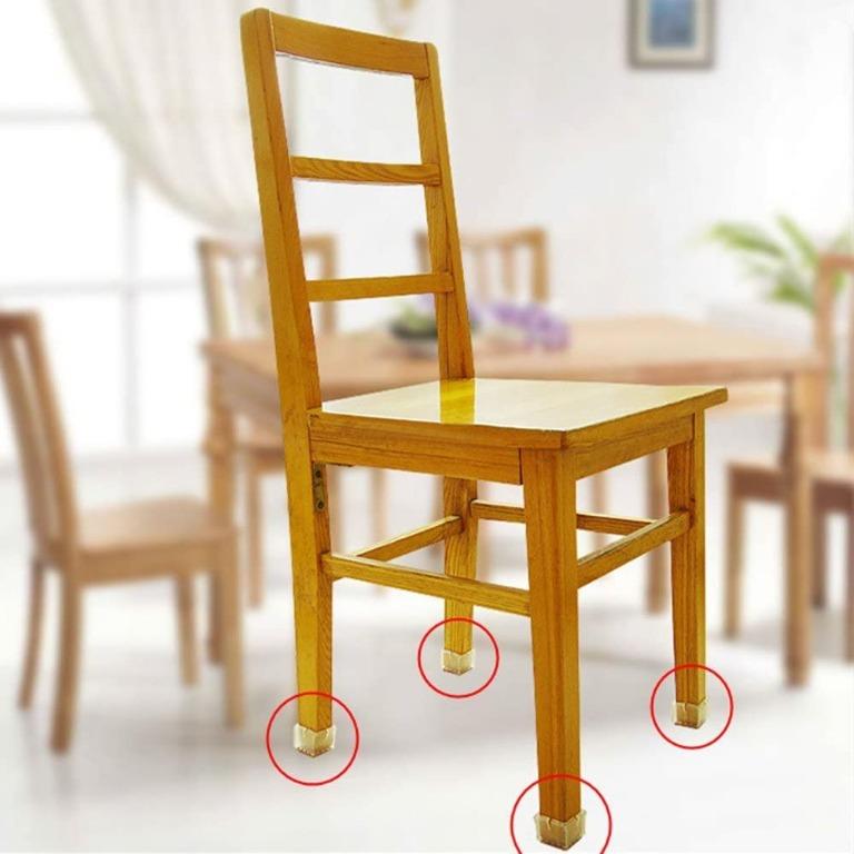 Anwenk Chair Leg Pads Feet Furniture Table Chair Leg Caps Covers Wood Floor nProtectors Set Square 1 1 8 1 3 8 Pack of 8 PACK OF 16 Furniture Home Living Furniture Chairs on Carousell