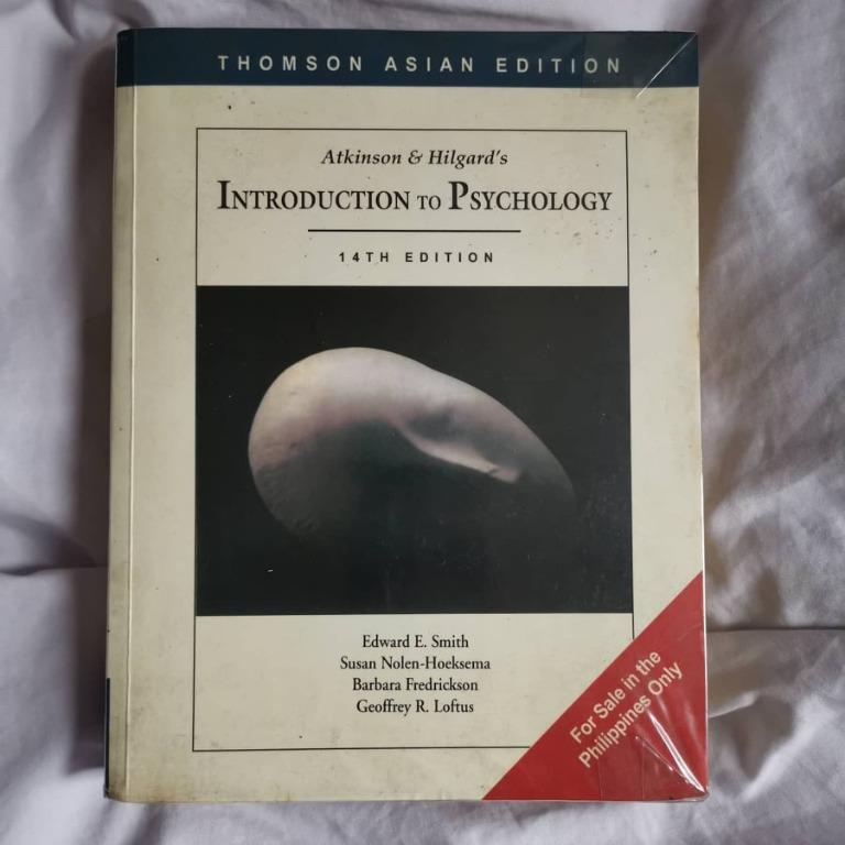 Atkinson & Hilgard's Introduction to Psychology 14th Edition ...