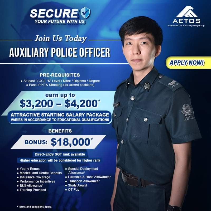 Auxiliary Police Security Officer Jobs Internships Others On Carousell