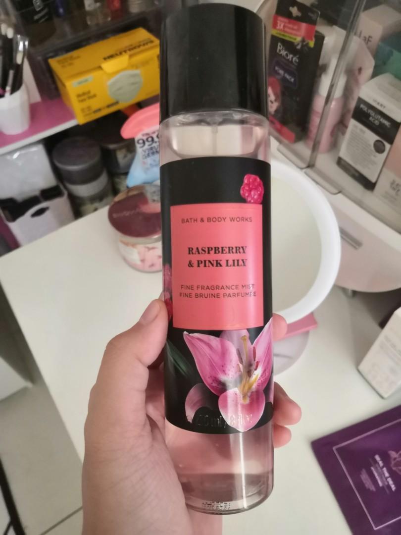 Bath and body works raspberry pink lily