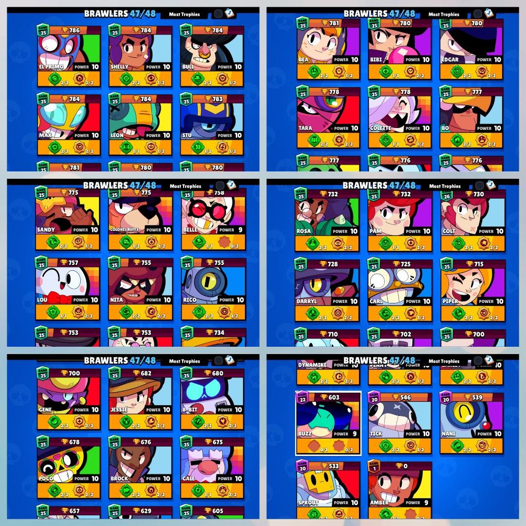 Brawl Stars Account, Video Gaming, Gaming Accessories, InGame Products on Carousell