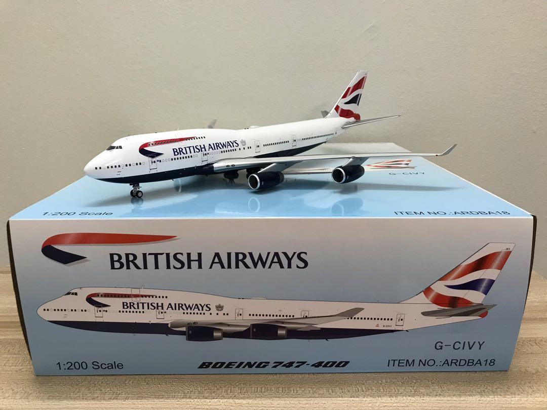 British Airways Boeing 747-400 by Inflight200, Hobbies & Toys ...