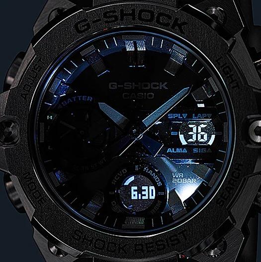 威哥本舖】Casio台灣原廠公司貨G-Shock G-STEEL系列GST-B400D-1A 雙顯