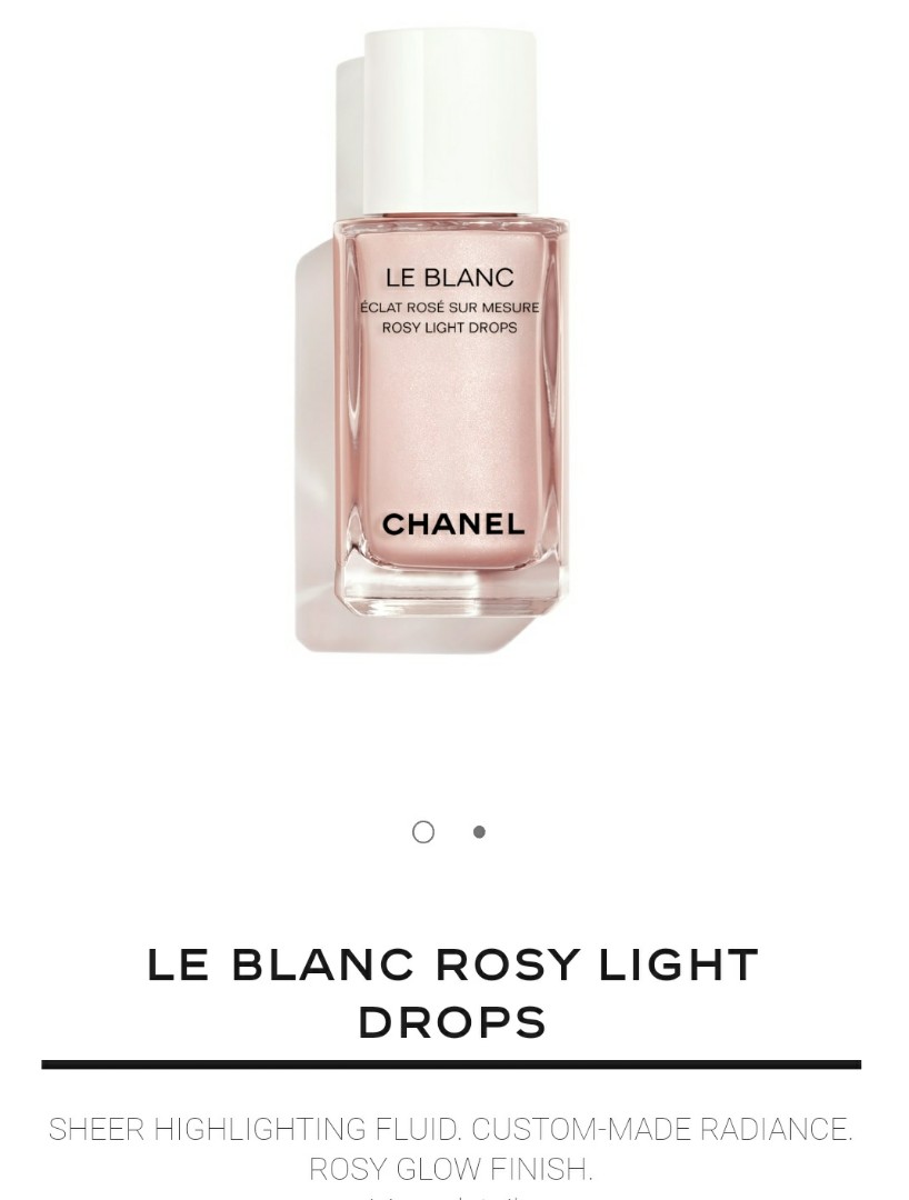 CHANEL LE BLANC ROSY LIGHT DROPS AND LE VERNIS MIRAGE REVIEW 