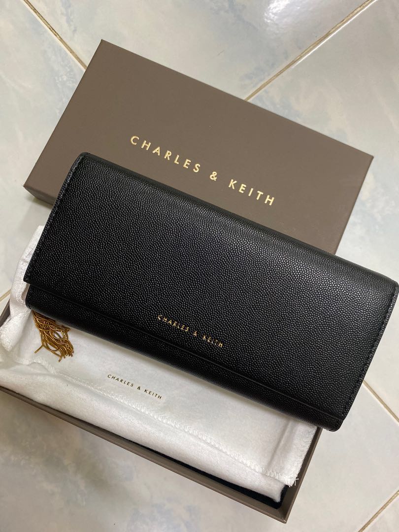charles and keith long wallet