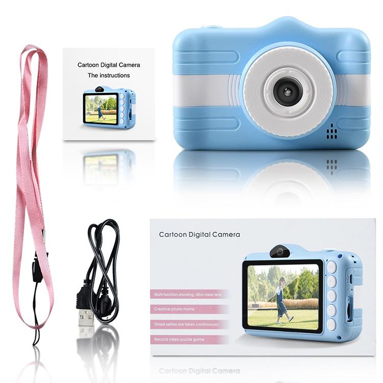 Children's cartoon camera X600 digital camera HD 1080p multi buckle  function real photo camera as kids' gifts, Photography, Cameras on Carousell
