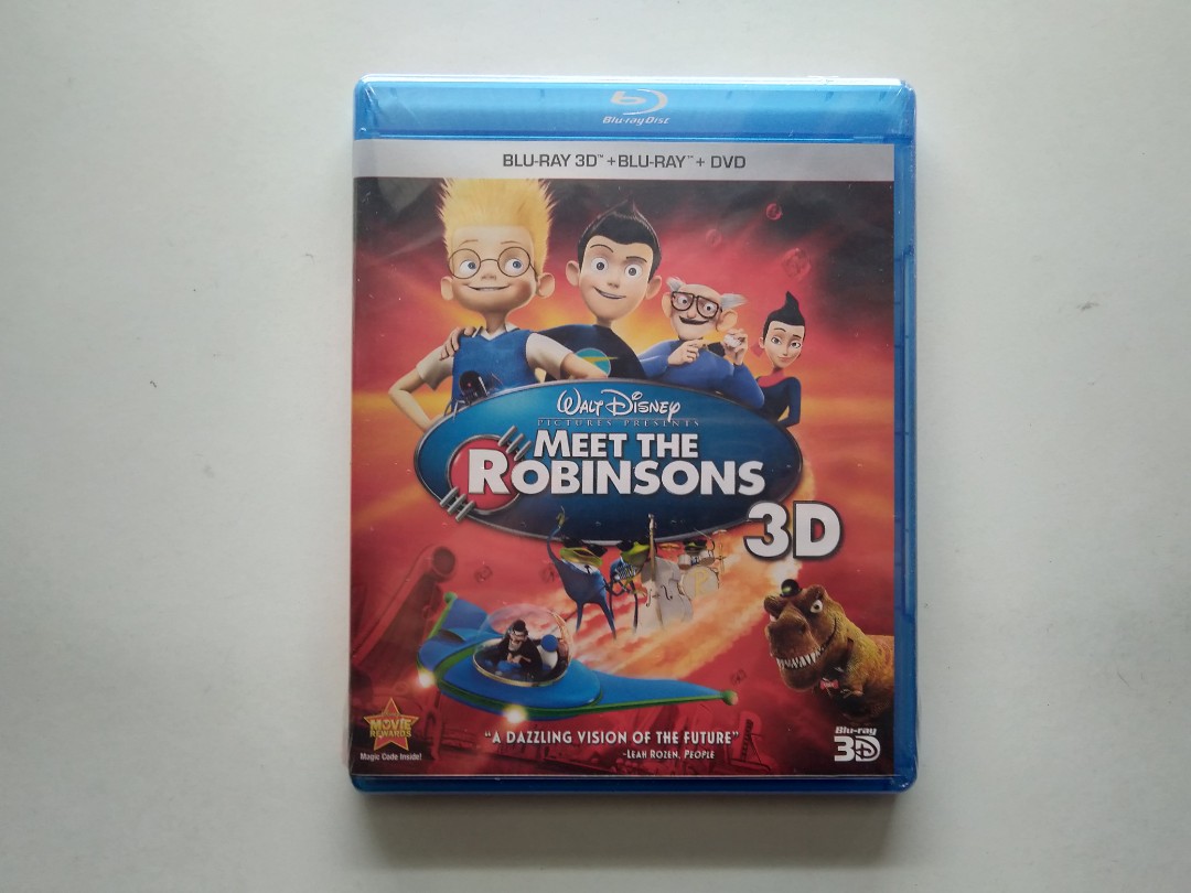 Disney Meet The Robinsons 3D Bluray + DVD, Hobbies & Toys, Music