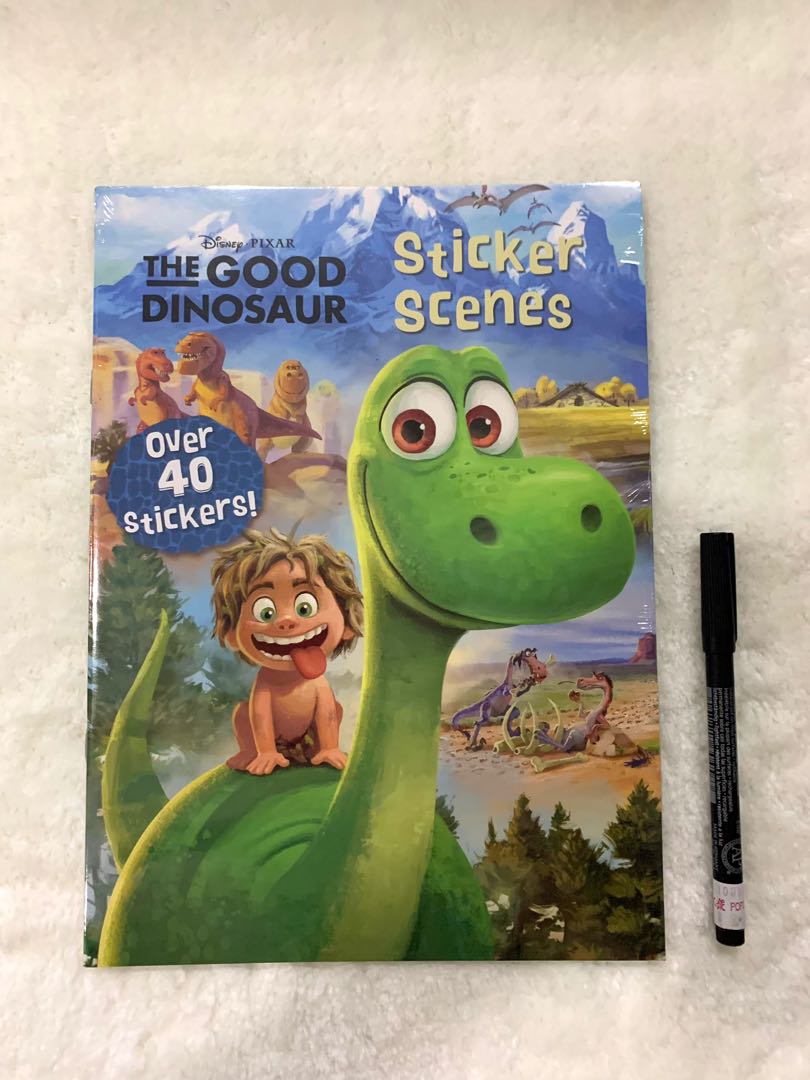 Disney Pixar The Good Dinosaur sticker scenes sticker book, Hobbies