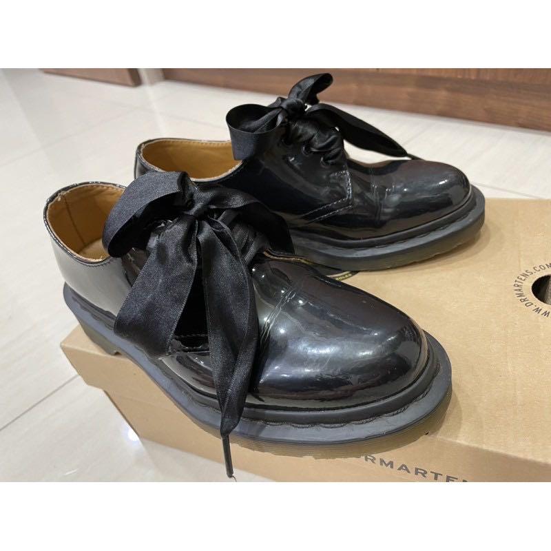 Dr.Martens X Ray BEAMS uk3 別注款漆皮緞帶