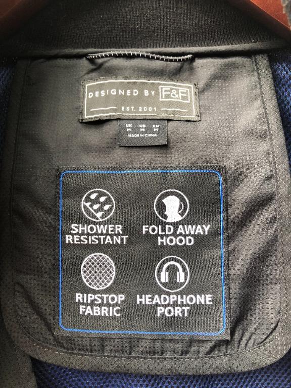 F&f shower sale resistant jacket