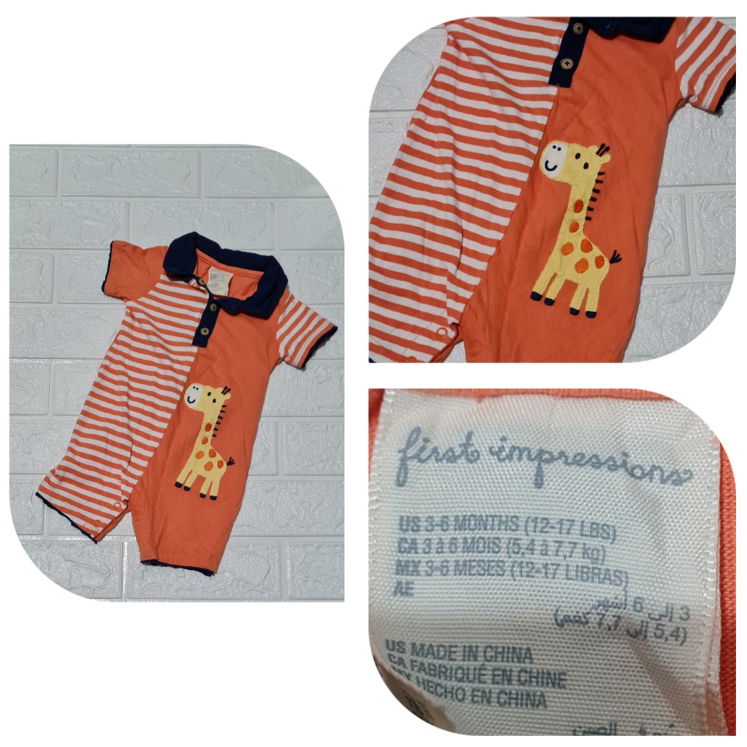 First Impressions Baby Boy Romper Babies Kids Babies Kids Fashion On Carousell