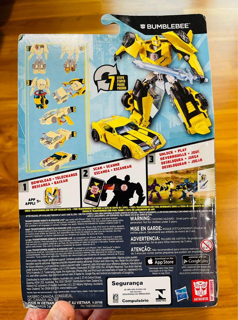 Flipkart Hasbro Transformers Robot In Disguise 7 Step Changer Bumblebee