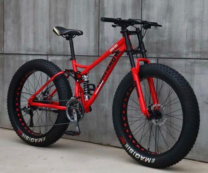 Foreknow 26" Fatbike (Category: Bicycles) located in Pasig City. Submitted by Batman_Motors (Listing ID 1107162996, Image 3). Description: Foreknow 26" Fatbike ✔️ 4 Inch Wide Tires ✔️ High Carbon Steel Frame ✔️ Equipped Shimano Gear System ✔️ Mechanical Disc Brake ✔️ Available Colors: 🔴⚫⚪🔵 You can Visit us also at Office R, Autocamp, 100 Ortigas Ave., Pasig City.