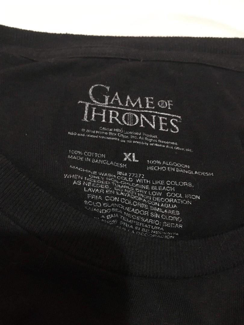 Games of Thrones T-Shirt (Category: Tshirts & Polo Shirts ) located in Davao. Submitted by soleace (Listing ID 1107207875, Image 3). Description: Good Condition Dime: 26 inches - width x 28 inches - length 100% Cotton MOP:Gcash/MayPaya.