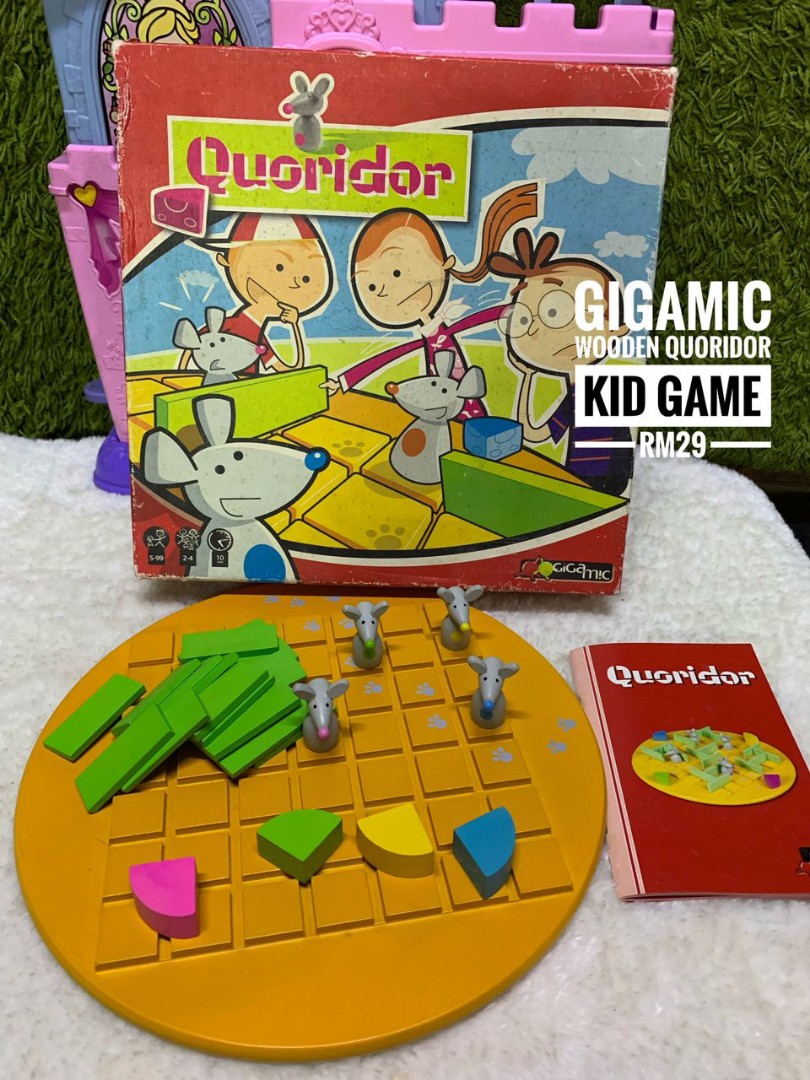 Gigamic Wooden Quoridor Kid Game, Hobbies & Toys, Toys & Games on Carousell