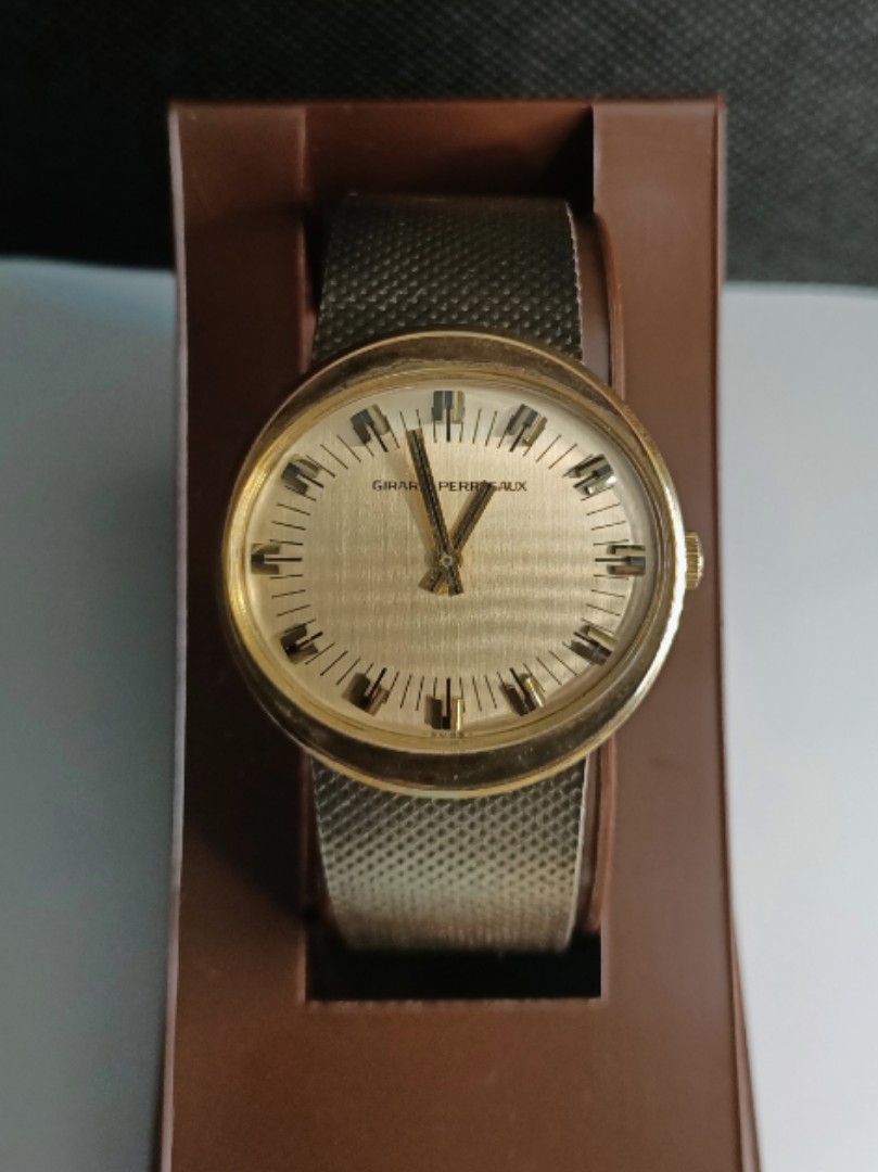 Girard perregaux vintage ladies gold watch top