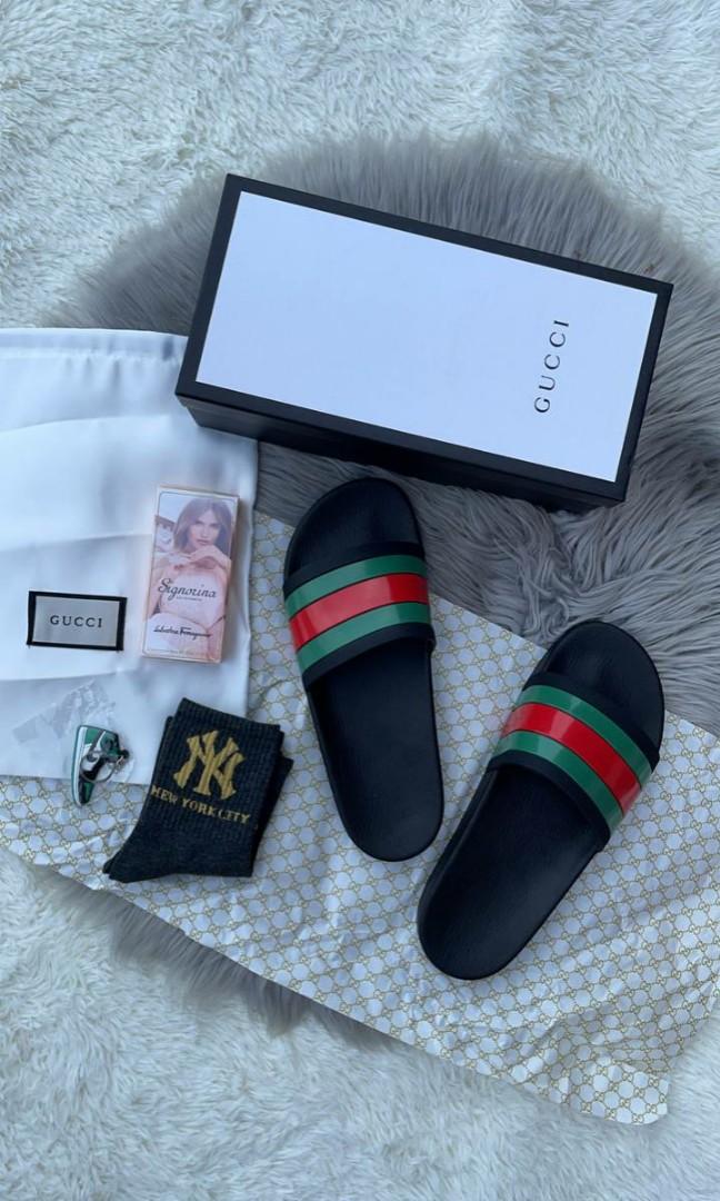 Gucci black deals pursuit slides
