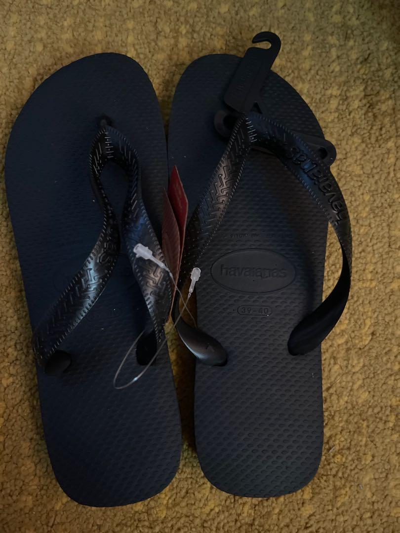 Havaianas Size 8 Black BNWT