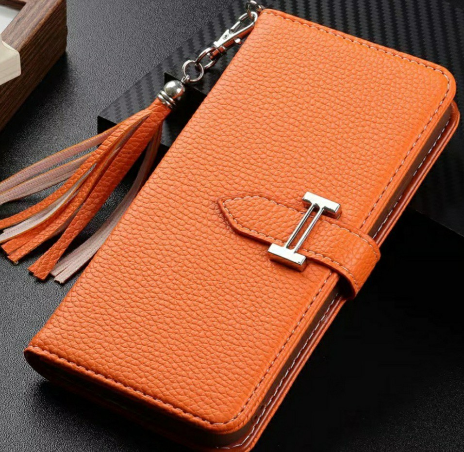Hermes Leather Tassel Flip Wallet iPhone Case, Mobile Phones u0026 Gadgets,  Mobile u0026 Gadget Accessories, Cases u0026 Sleeves on Carousell